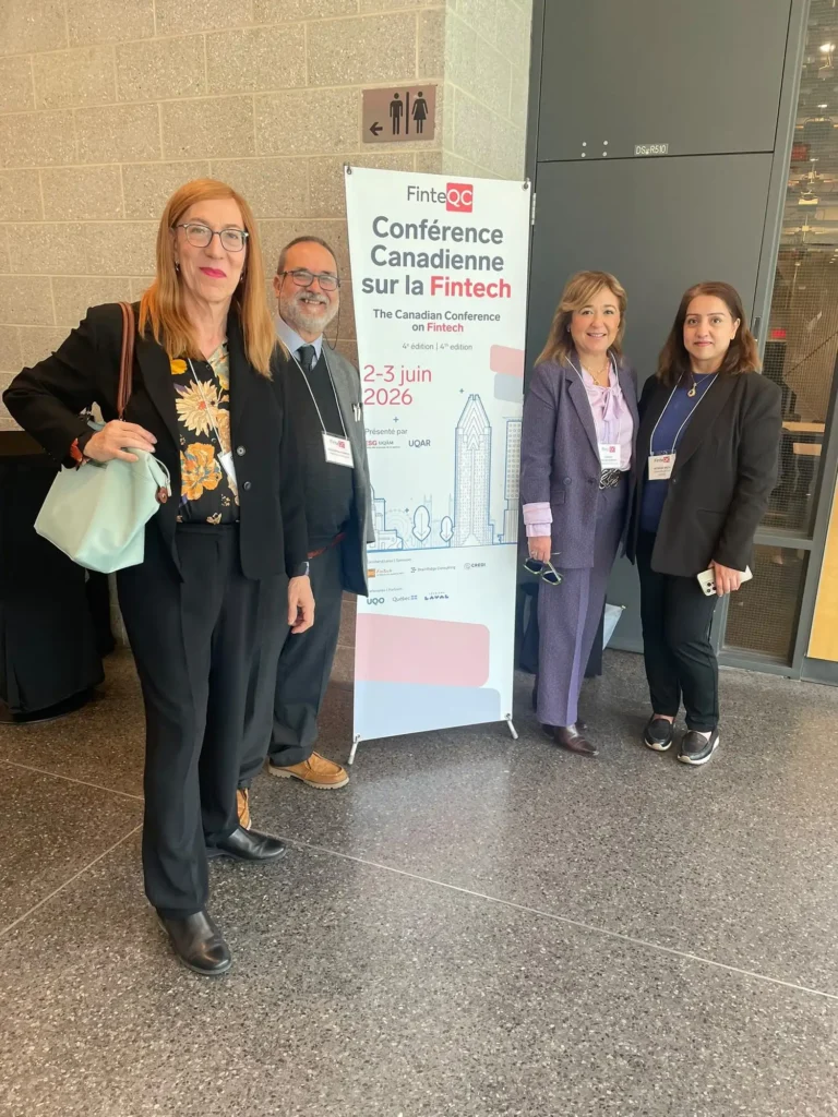 El equipo de LegalCripto en la Conférence Canadienne sur la Fintech (FinteQC 2026), Montreal.