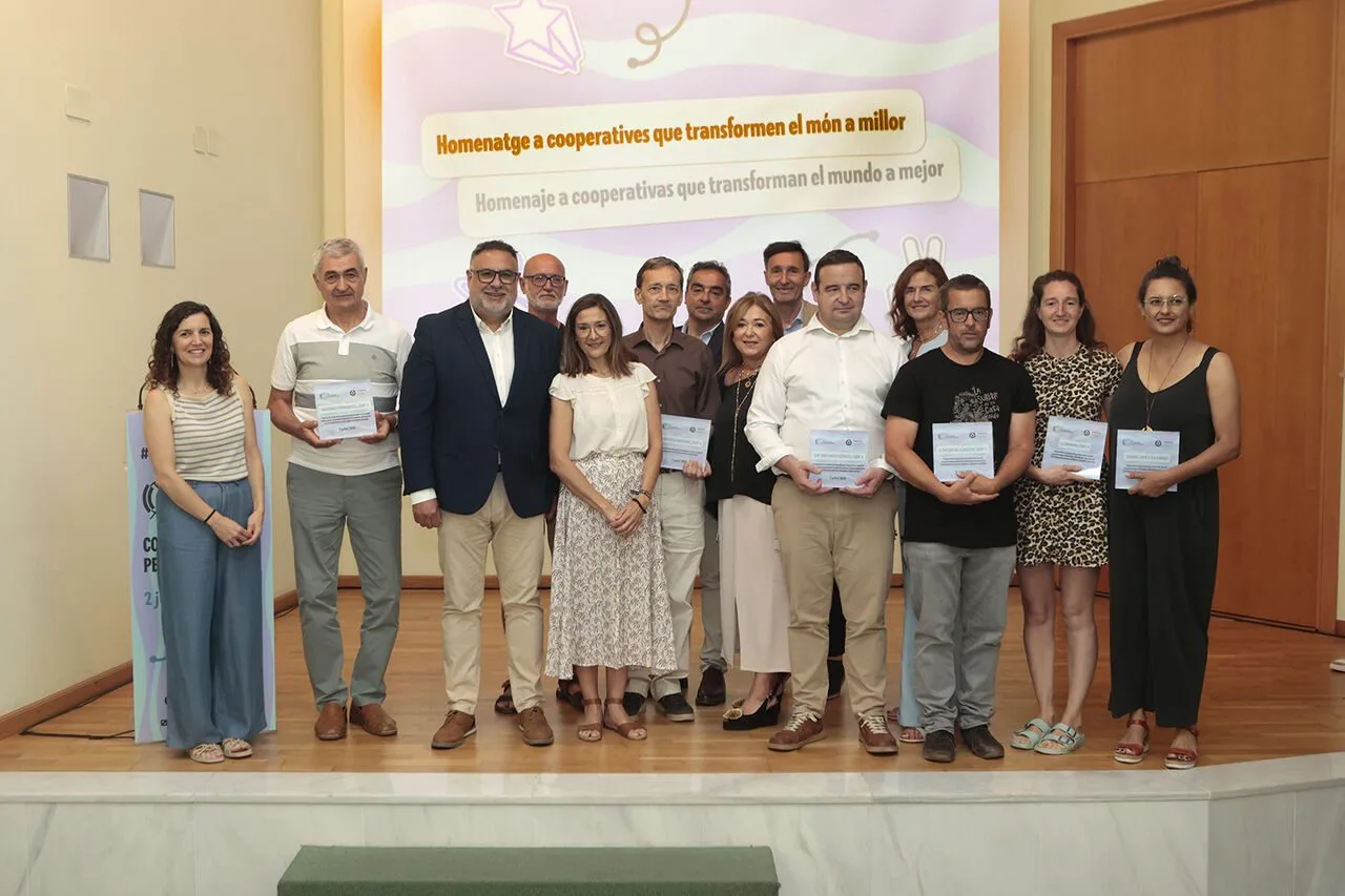 Homenaje a las cooperativas reconocidas en el Día Mundial del Cooperativismo 2026